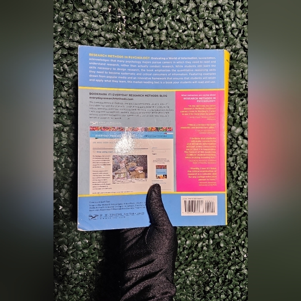 Research Methods in Psychology Evaluating A World Of Information 2nd Edition - Picture 2 of 5
